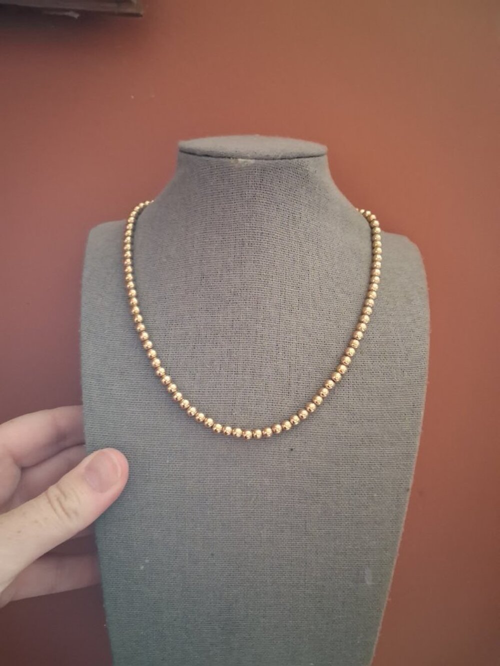 16 inch Napier beaded necklace